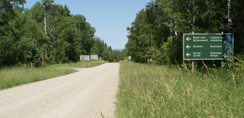 Road access to Trails