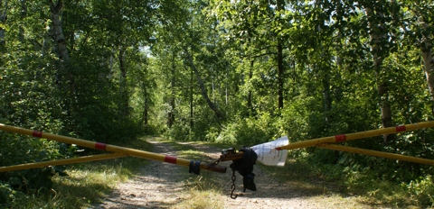 Some of the trails were closed