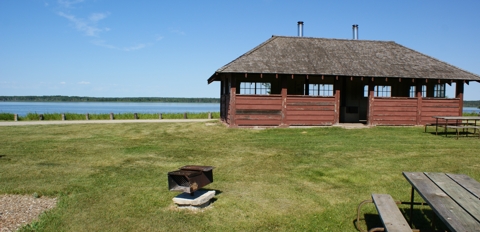 Pic-nic area Lake Audy Trail