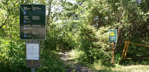 North Escarpment Trail Entrace