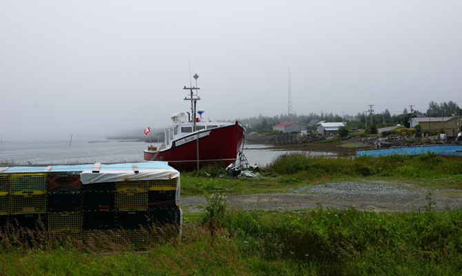 Bay during low tide 