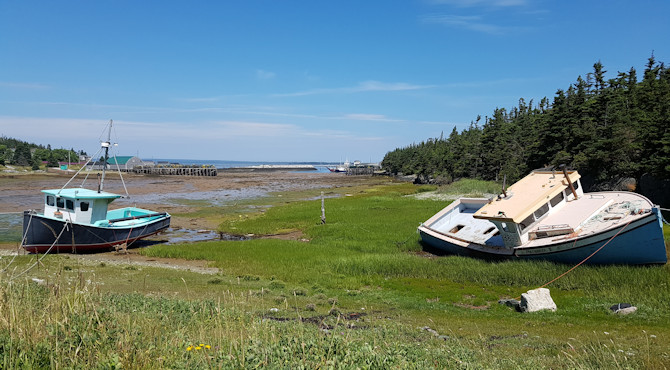 boats on White Head Island