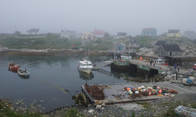 Peggy's Cove docks