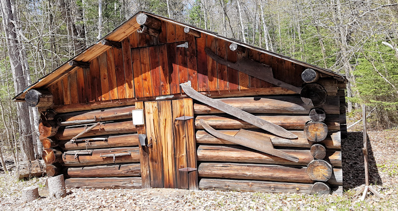 Marten River Historical Logging Camp building