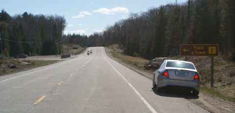 Track & Tower access from hwy 60