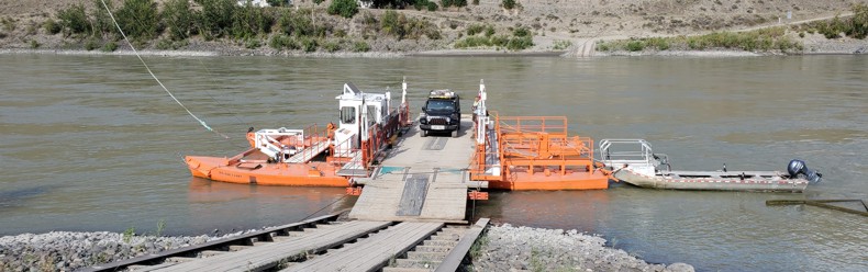 Jeep on the ferry 