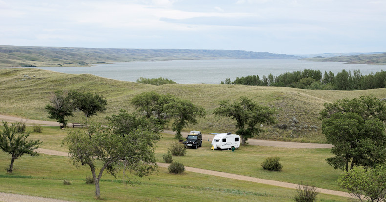 Saskatchewan Landing Provincial Park Camp Site 