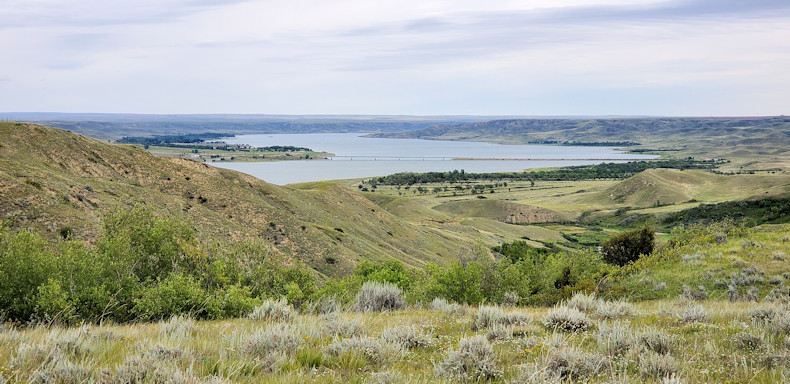 Saskatchewan Landing Provincial Park Coulee 