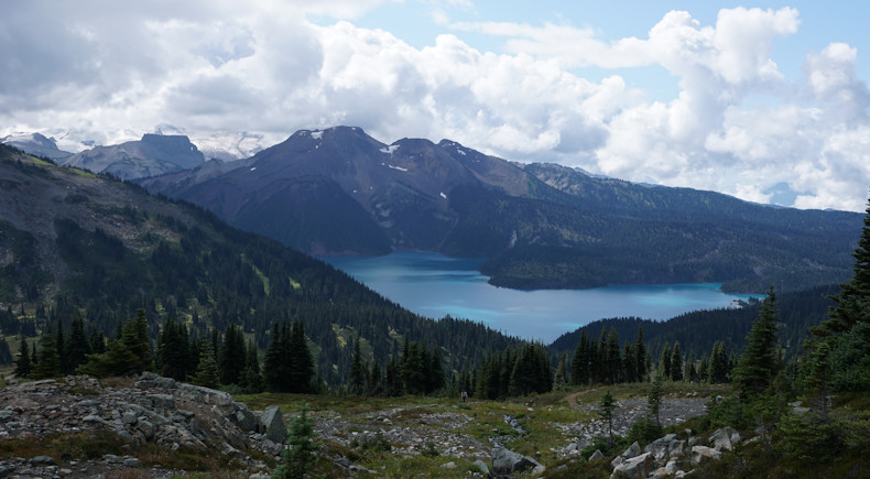 View over Garibaldi Lake 