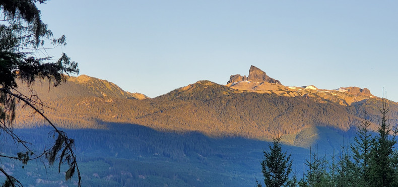 Black Tusk at sunset 