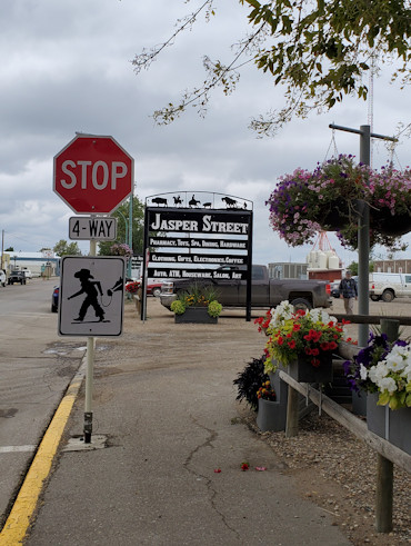 Maple Creek street crossing 