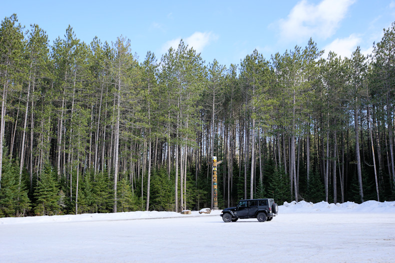 Algonquin Park East Gate Parking