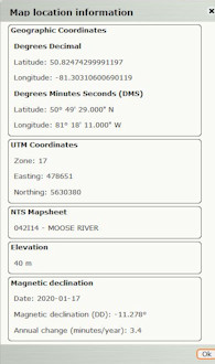 Coordinates and references 