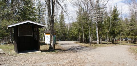 Coon Lake Camp entrace