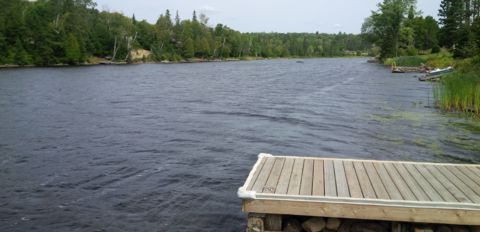 Galeairy Lake choppy water