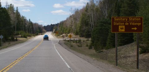 Sanitary Station access from hwy 60