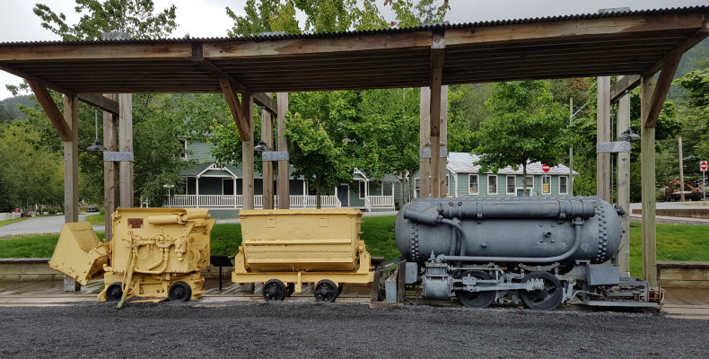 Britannia Mine train