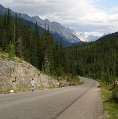 Road to Maligne Lake