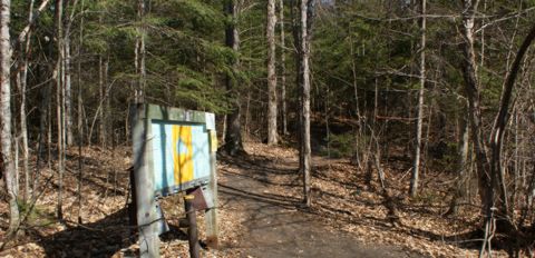 Peck Lake trail head