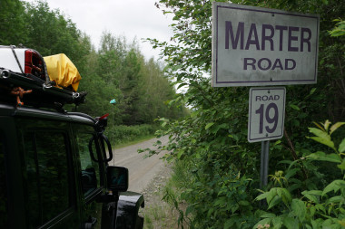 Marter Road 19 sign 
