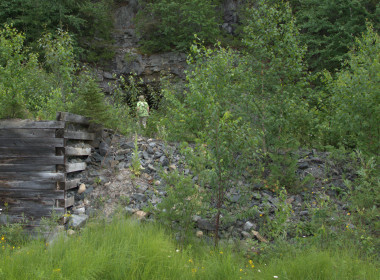 Abandoned mine on Professor Pond 