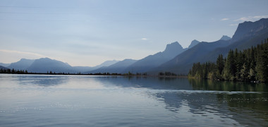 Rundle Forebay trail to Grassi Lakes 