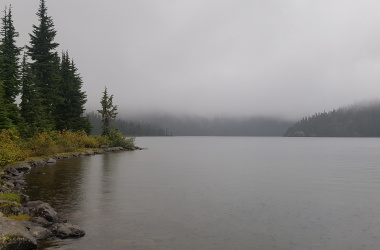 Lakes and rocks 