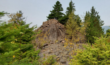 Basalt Columns on Sea to Sky Trail 