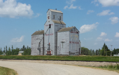 Grain Elevators in the Prairies 
