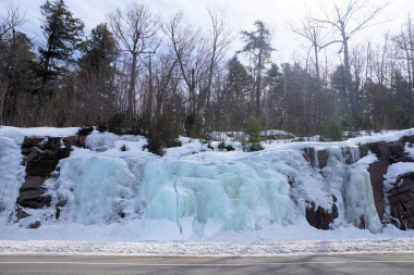 Ice Foramtion along Hwy 60 