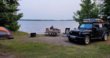 MacLeod site at the lake 