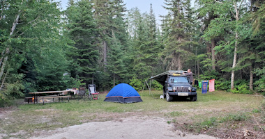 Nagagamisis camp site 