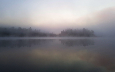 Early morning on Lake Temagami 