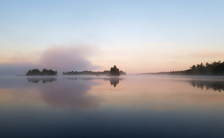 Early morning on Lake Temagami 