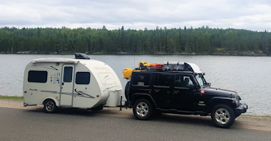 Jeep and Trailer 