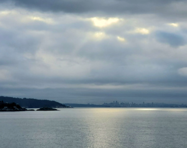 View from Ferry to Nanaimo 