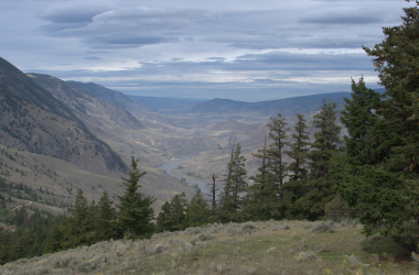 View down the Fraser Valley 