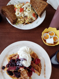 Breakfast at The Blue Room in Ucluelet 