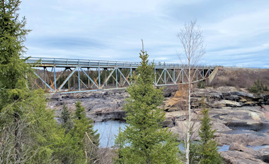 Bridge over Churchill Falls