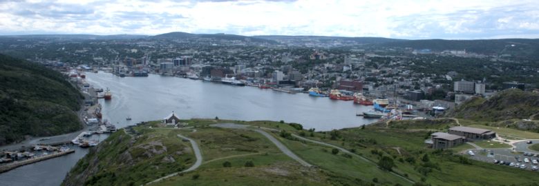 View over St. John's from Signal Hill