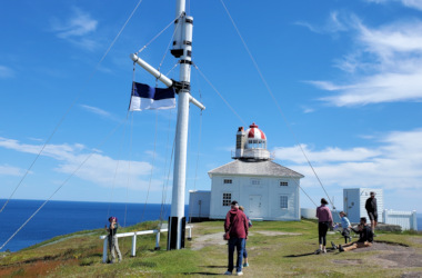 Cape Spear Lighthouse flag signaling 